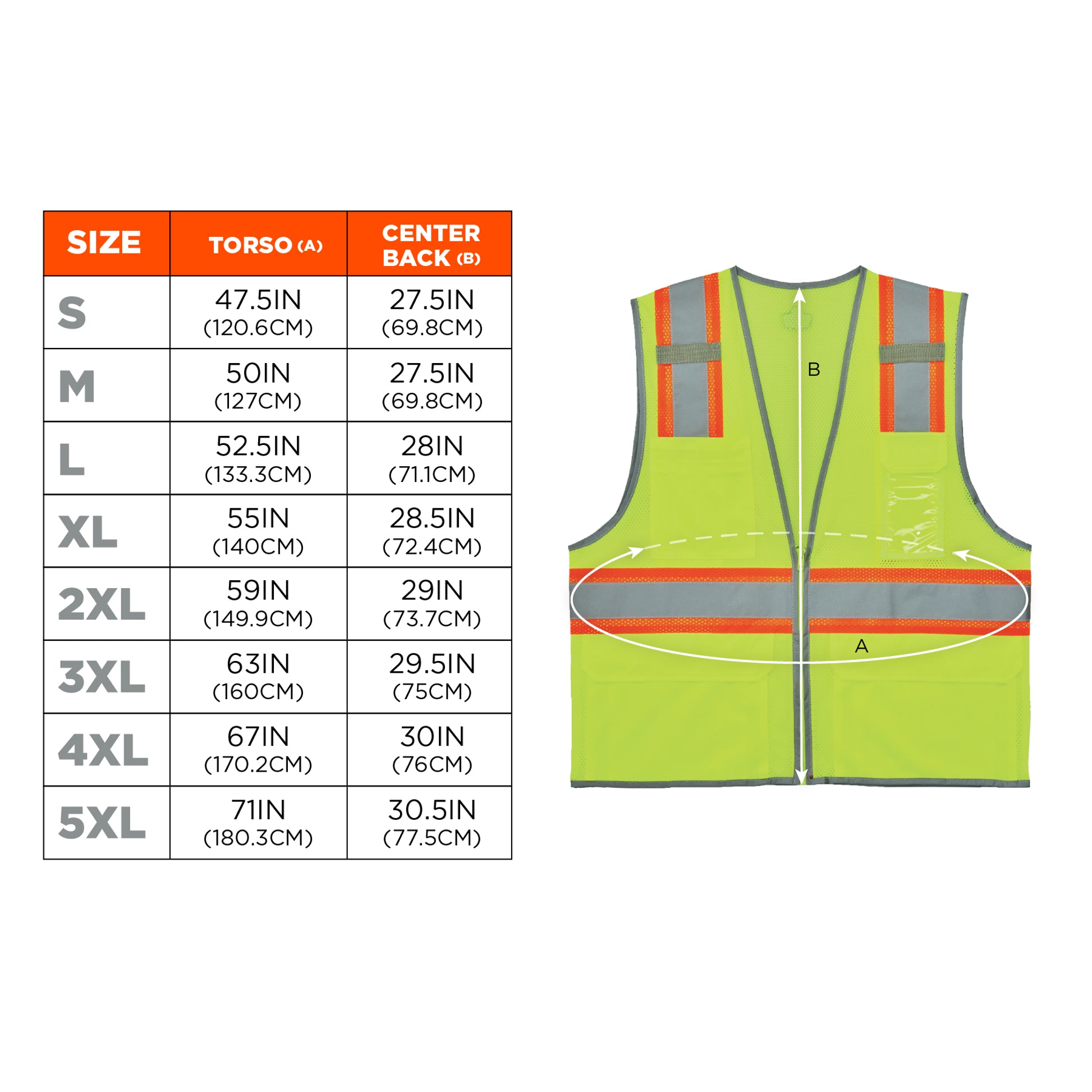 Ergodyne GloWear 8246Z-S Two-Tone Mesh Hi-Vis Safety Vest - Type R, Class 2, Zipper, Reflective Binding, Single Size - Lime
