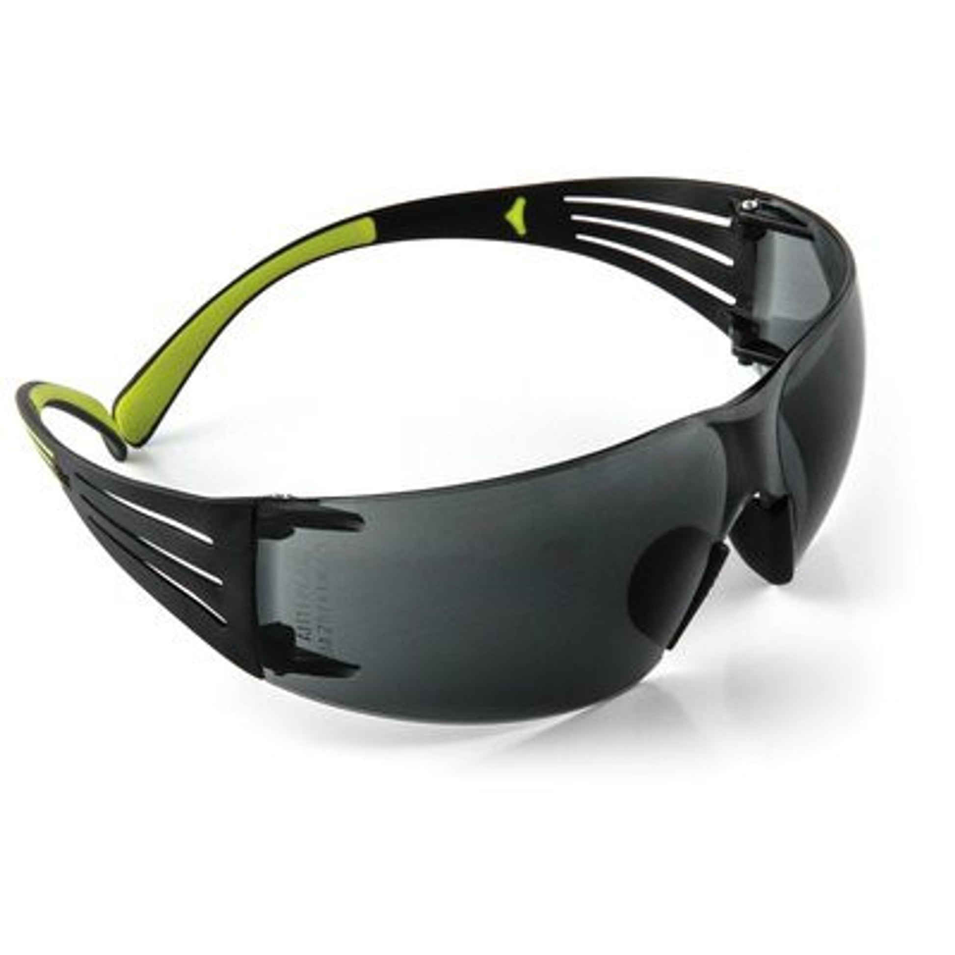 3M SecureFit SF402AF - Green/Black - Gray Anti-fog Lens - Case/20 Pair