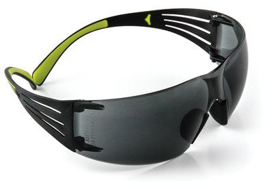 3M SecureFit SF402AF - Green/Black - Gray Anti-fog Lens - Case/20 Pair