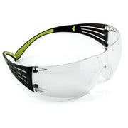 3M SecureFit SF401AF - Green/Black - Clear Anti-fog Lens - Case/20 Pair