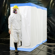 D-Con Blue - 77" Disposable Decontamination Shower & Airlock Enclosure