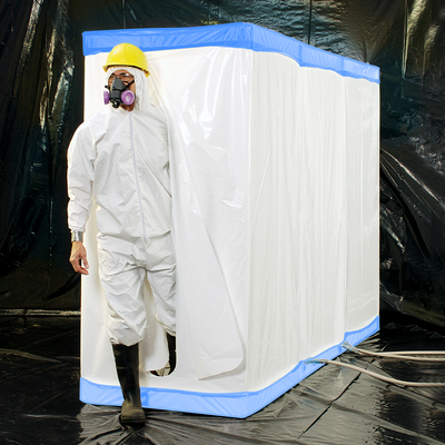 D-Con Blue - 77" Disposable Decontamination Shower & Airlock Enclosure