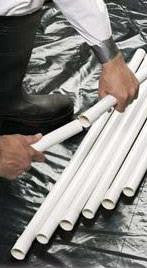 81" Pole Set for 4X4 XL D-Con Shower System (4 per case)