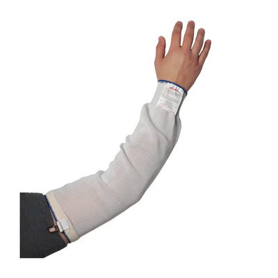 Claw Cover Single-Ply PolyKor Blended Antimicrobial Sleeve w/Velcro Top & Clip - White - 24/EA - 25-6