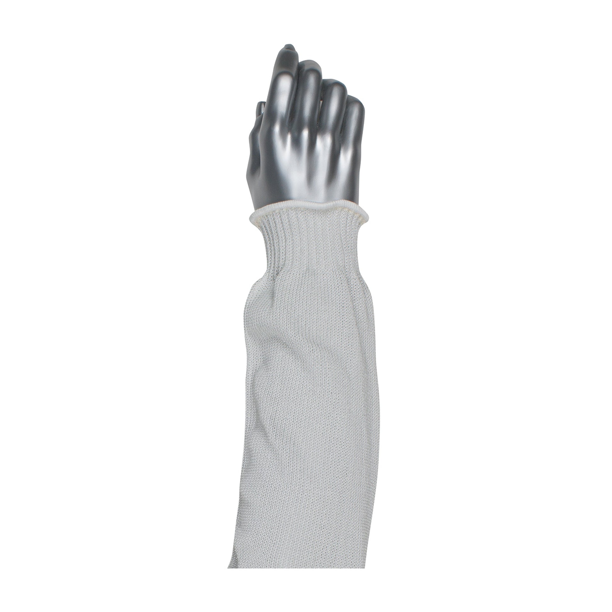 Claw Cover Single-Ply PolyKor Blended Antimicrobial Sleeve w/Velcro Top & Clip - White - 24/EA - 25-6