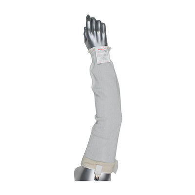 Claw Cover Single-Ply PolyKor Blended Antimicrobial Sleeve w/Velcro Top & Clip - White - 24/EA - 25-6