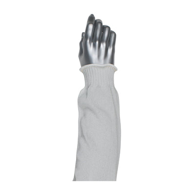 Claw Cover Single-Ply PolyKor Blended Antimicrobial Sleeve w/Velcro Top & Clip - White - 24/EA - 25-6