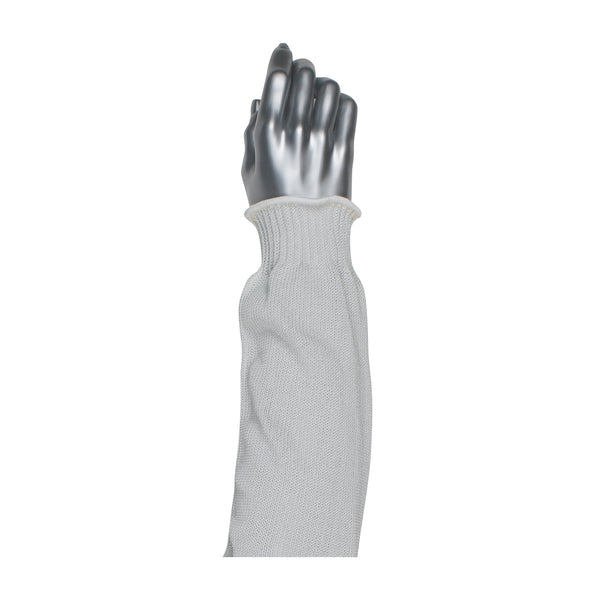 Claw Cover Single-Ply PolyKor Blended Antimicrobial Sleeve w/Velcro Top & Clip - White - 24/EA - 25-6