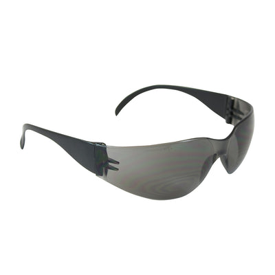 PIP Zenon Z12 Rimless Safety Glasses with Black Temple, Gray Lens and Anti-Scratch Coating - 250-01-0001