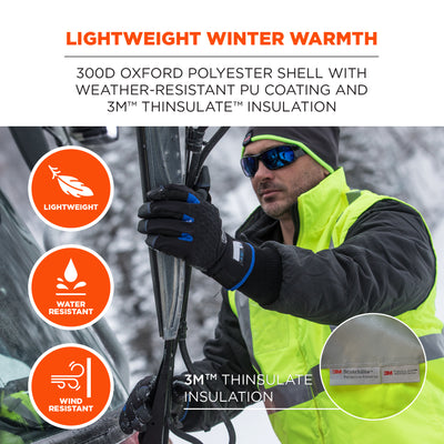 Ergodyne GloWear 8287 Hi-Vis Winter Jacket and Vest with Detachable Sleeves - Type R, Class 2 - Lime