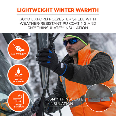 Ergodyne GloWear 8287 Hi-Vis Winter Jacket and Vest with Detachable Sleeves - Type R, Class 2 - Orange