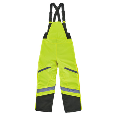 Ergodyne GloWear 8928 Hi-Vis Insulated Bibs - Class E - Lime