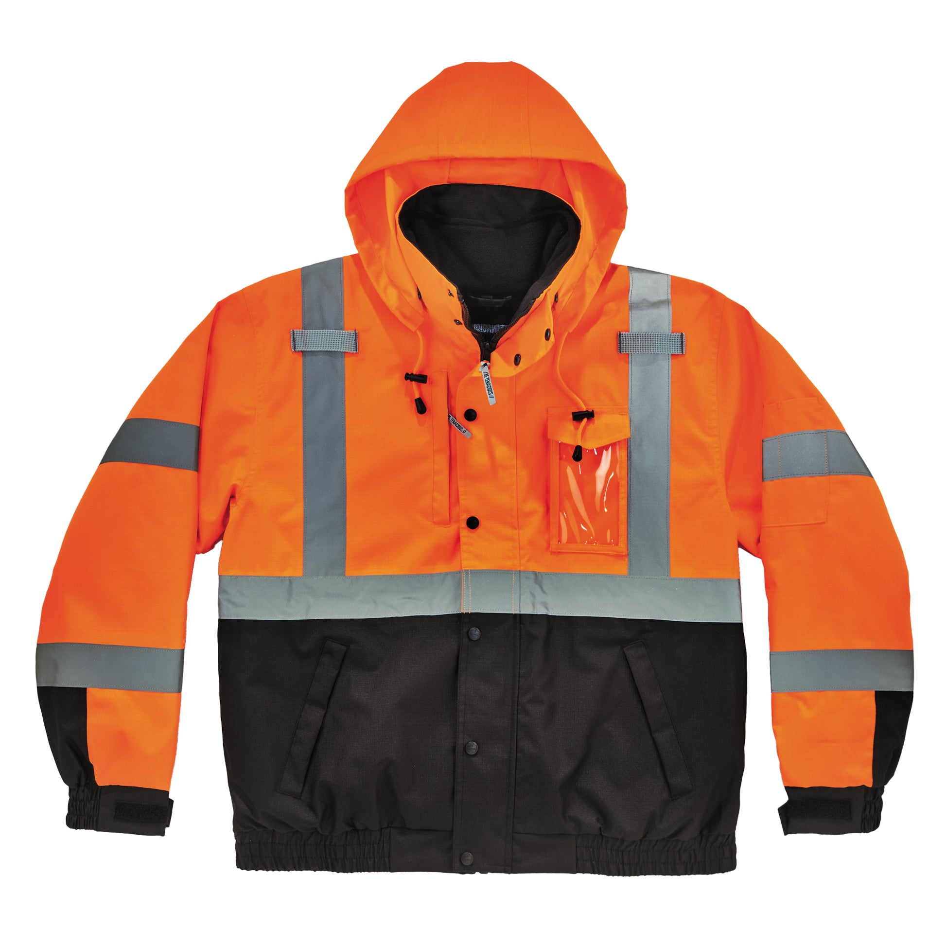 Ergodyne GloWear 8381 4-in-1 Hi-Vis Winter Bomber Jacket - Type R, Class 3 - Orange