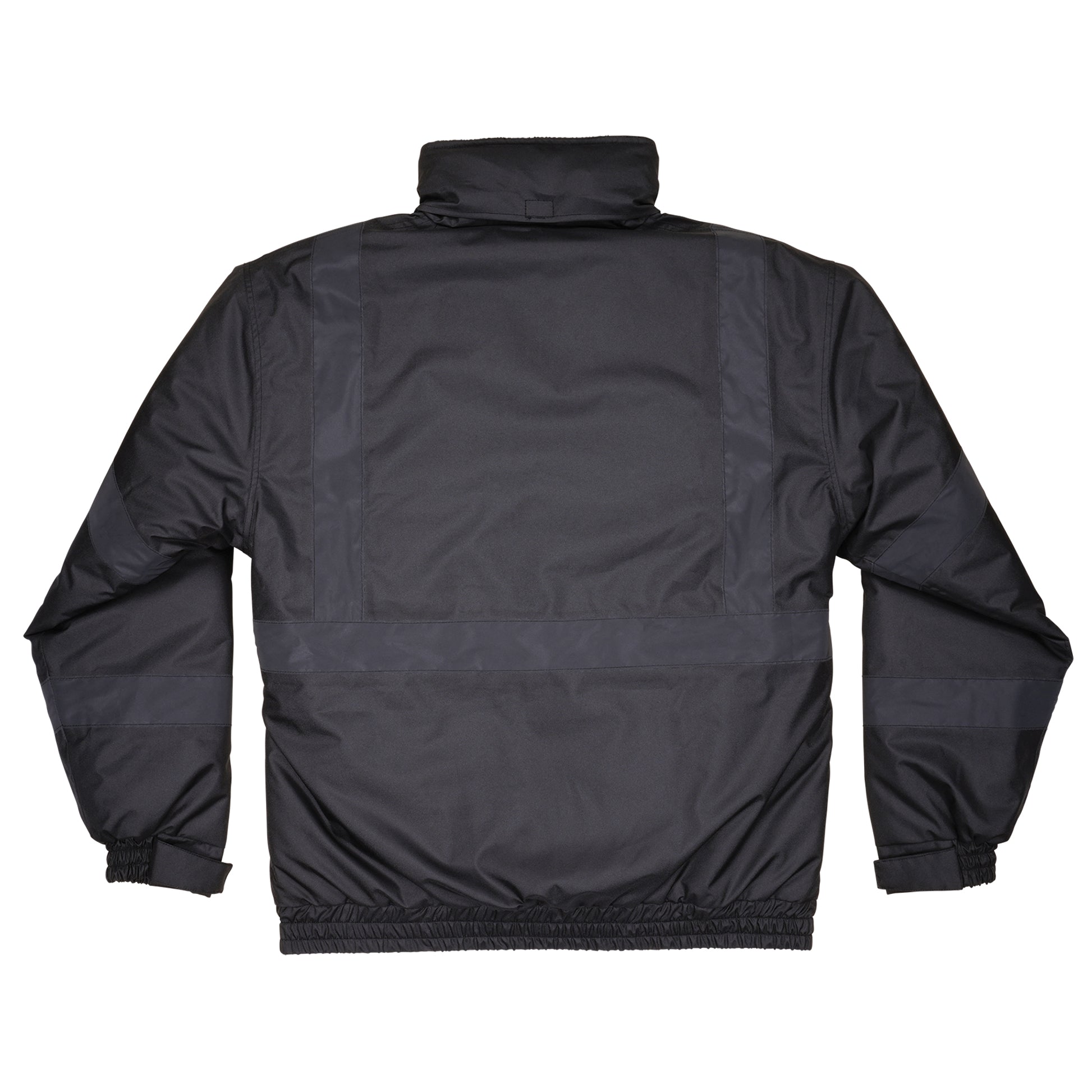 Ergodyne GloWear 8377EV Enhanced Visibility Reflective Winter Bomber Jacket - Non-Certified - Black