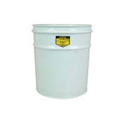 Justrite Cease-Fire Waste Receptacle - Safety Drum Can Only - 12 Gallon - White - 26001W
