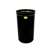Justrite Cease-Fire Waste Receptacle - Safety Drum Can Only - 15 Gallon - Black - 26005K