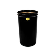 Justrite Cease-Fire Waste Receptacle - Safety Drum Can Only - 30 Gallon - Black - 26014K
