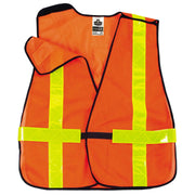 Ergodyne GloWear 8080BAX X-Back Hi-Vis Safety Vest - Non-Certified, Hook + Loop