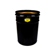 Justrite Cease-Fire Waste Receptacle - Safety Drum Can Only - 6 Gallon - Gray - 26050