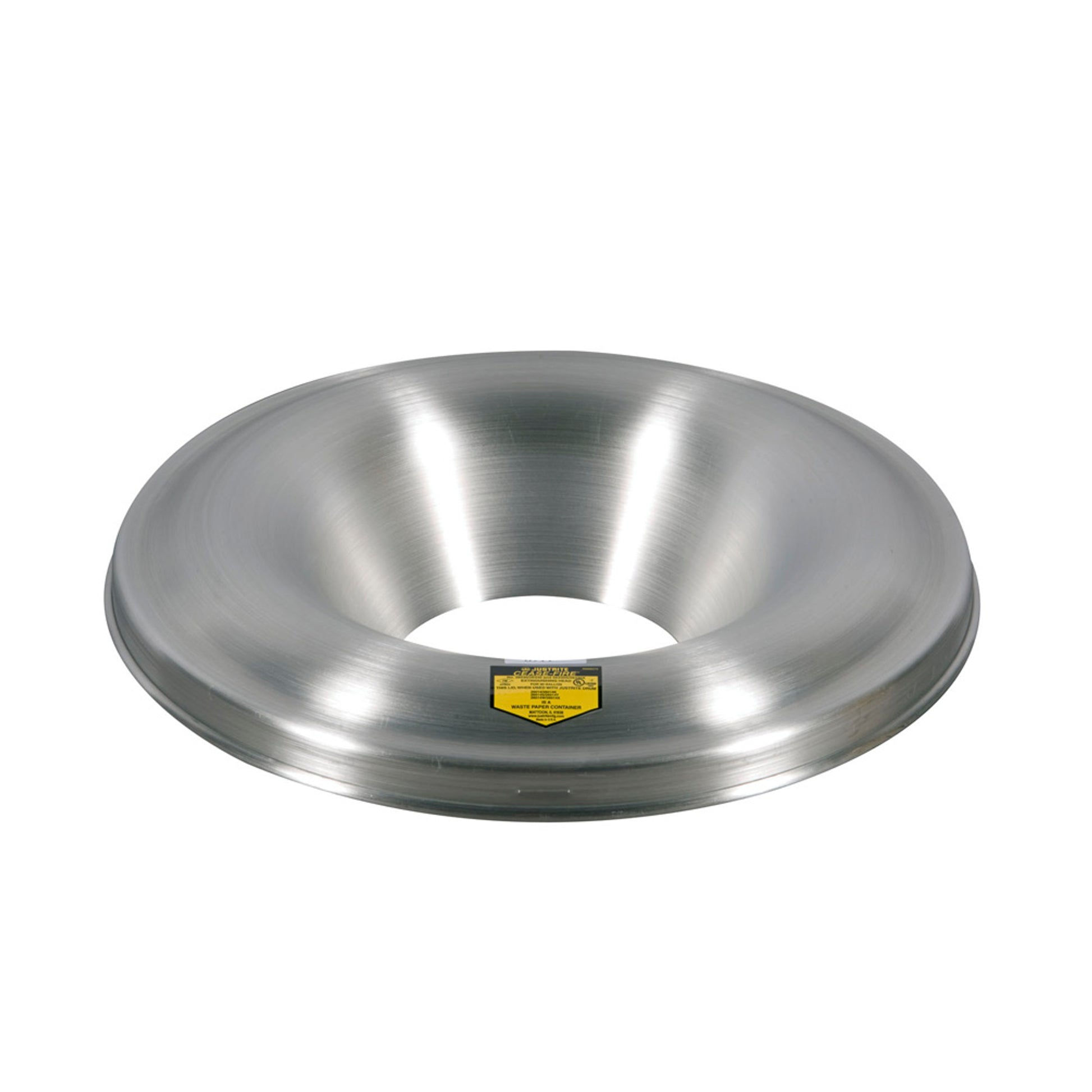 Justrite Aluminum Head For Use With Cease-Fire Waste Receptacle Safety Drum Can - 55 Gallon - 26555