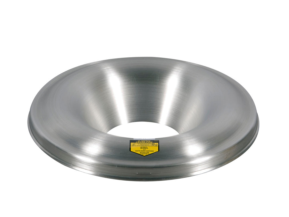 Justrite Aluminum Head For Use With Cease-Fire Waste Receptacle Safety Drum Can - 55 Gallon - 26555