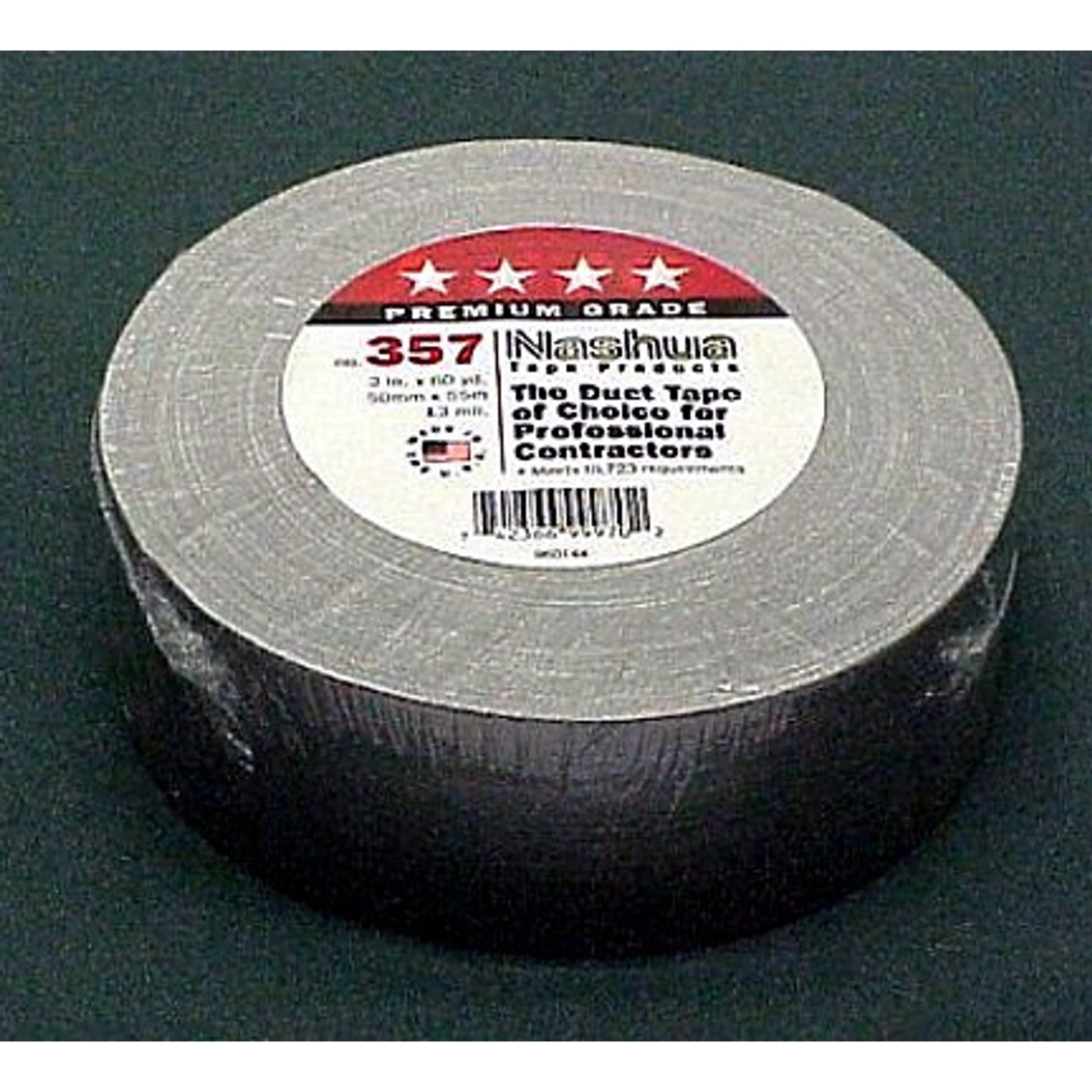 Nashua 357 2" Black 13 mil Premium Duct Tape