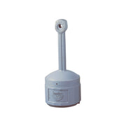 Justrite Original SmokerS Cease-Fire Cigarette Butt Receptacle - Cap. 4 Gal - Bucket Incld - Poly - Pewter Gray - 26800