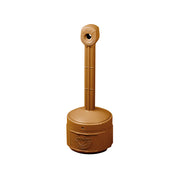 Justrite Personal Smoker'S Cease-Fire Cigarette Butt Receptacle - Cap. 1 Gal - W/Steel Bucket - Polyethylene - Terra Cotta - 26806T