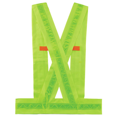 Ergodyne GloWear 8140BA Breakaway Hi-Vis Safety Sash - Type O, Class 1 - Lime