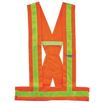 Ergodyne GloWear 8140BA Breakaway Hi-Vis Safety Sash - Type O, Class 1 - Orange