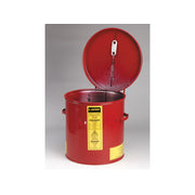 Justrite Dip Tank For Cleaning Parts - 2 Gal - Manual Cover With Fusible Link - Optnl Parts Basket - Steel - Red. Optional Parts Basket - 27602