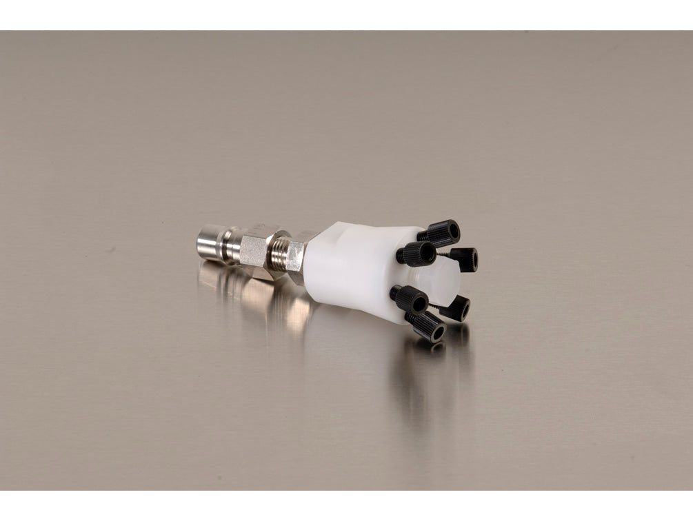 Justrite Hplc Poly Manifold With Stainless Steel Quick Disconnect For Safety Disposal Can - 28177