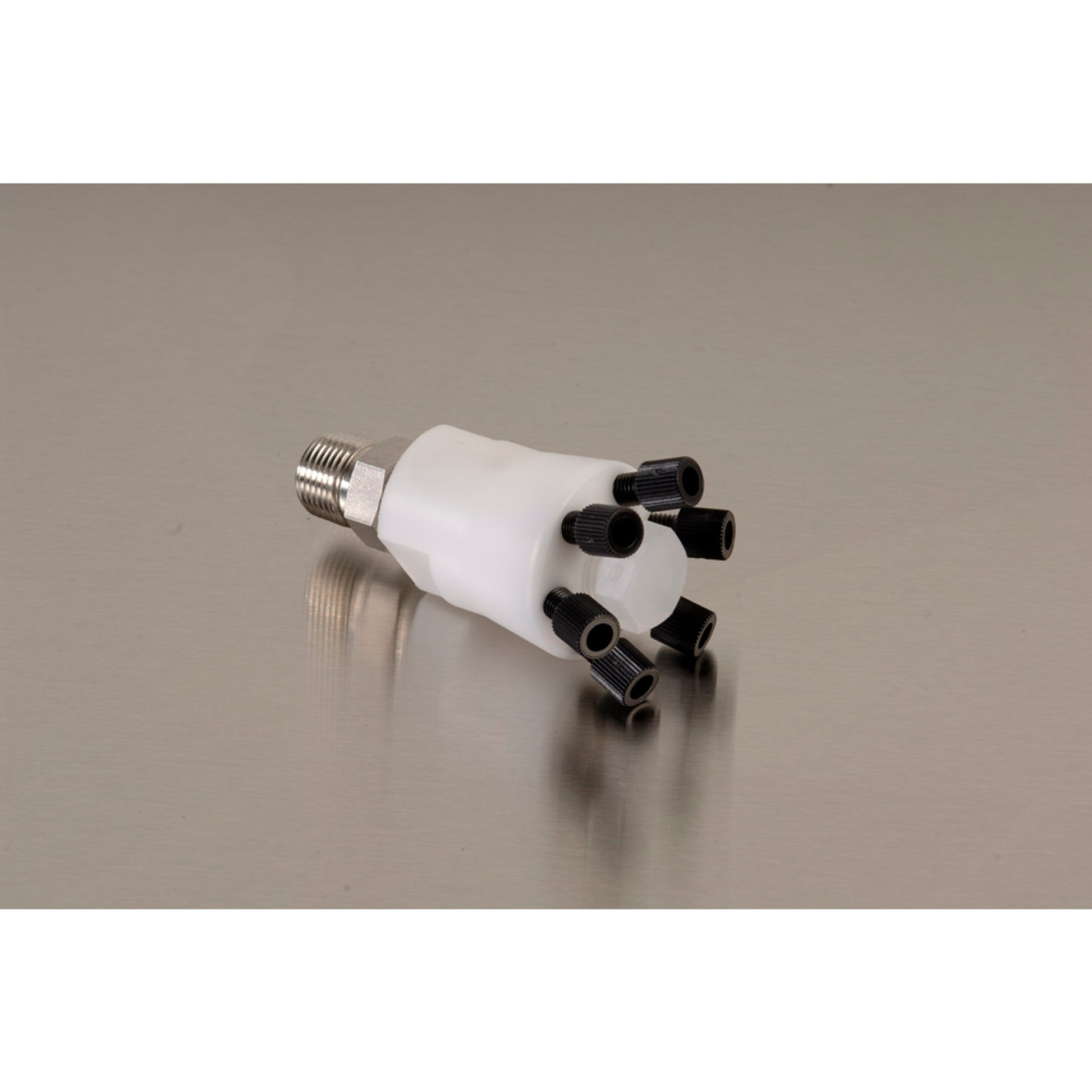 Justrite Hplc Poly Manifold With S/S Stacker Connector For Up To 12 Waste Lines Into A Safety Disposal Can - 28179