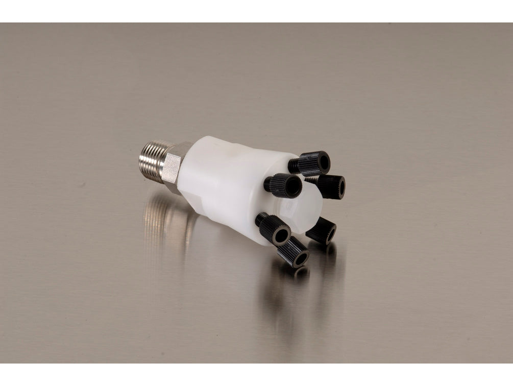 Justrite Hplc Poly Manifold With S/S Stacker Connector For Up To 12 Waste Lines Into A Safety Disposal Can - 28179
