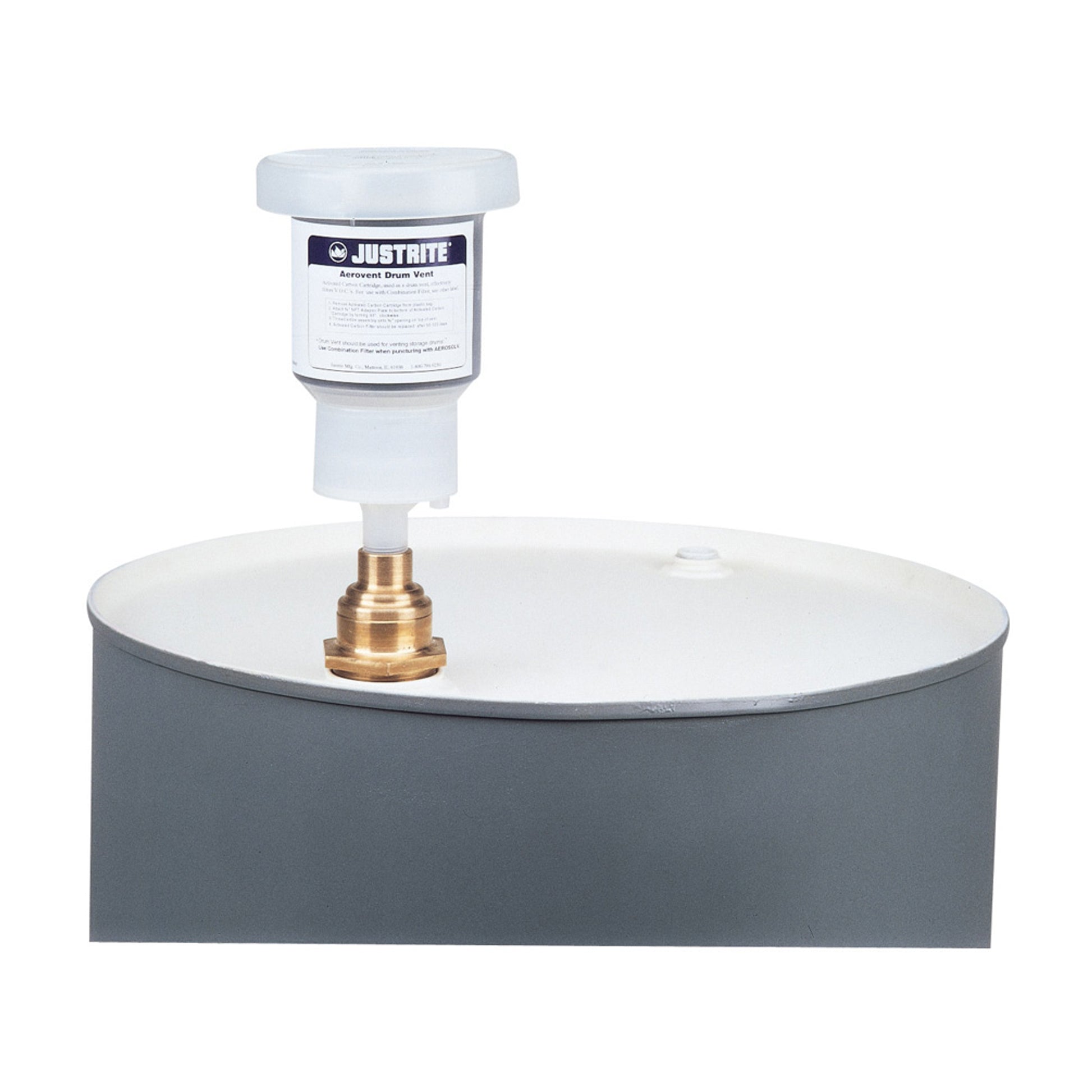 Justrite Drum Vent With Aerosolv Filter And One Extra Replacement Filter - 2" Bung Opening - 28206