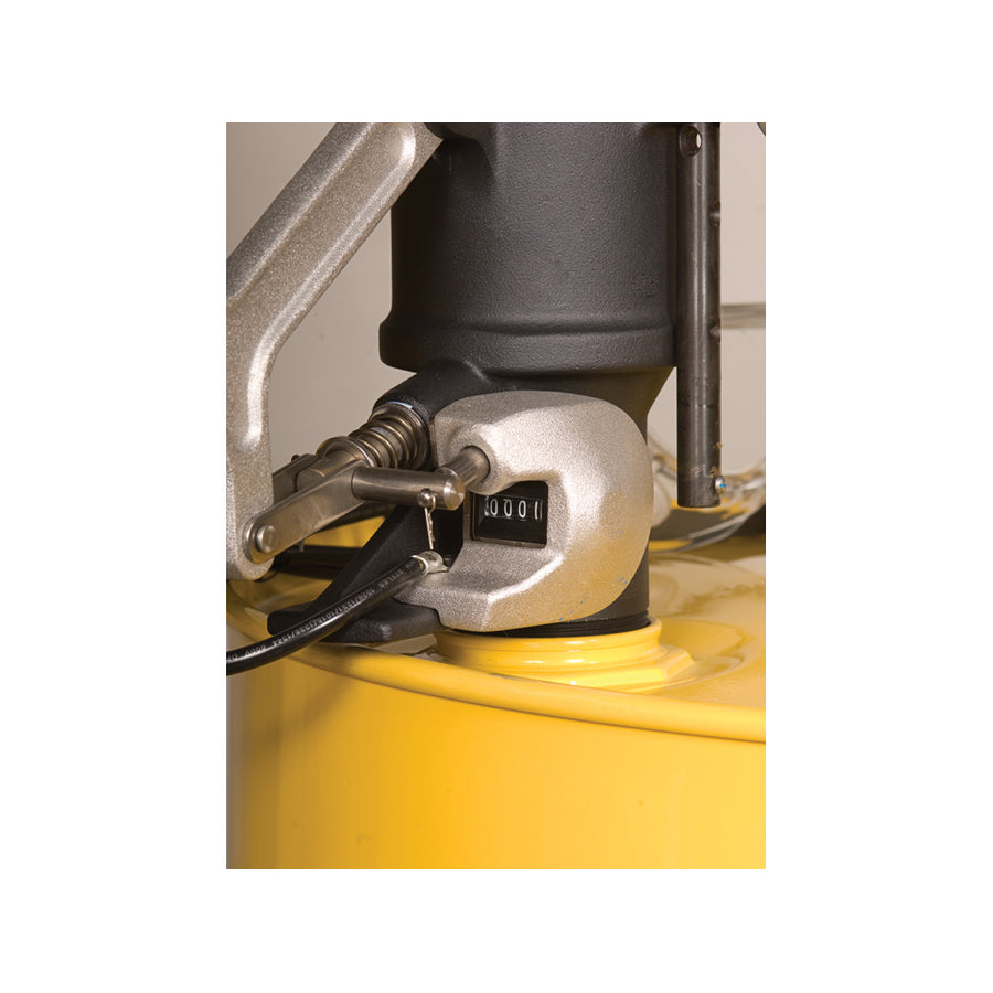 Justrite Aerosolv Dual-Compliant Aerosol Can Disposal System W/Counter - W/Poly Containment Sump Pan - 28231