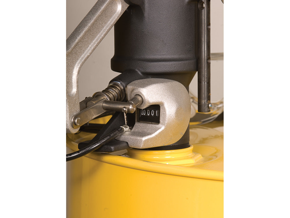 Justrite Aerosolv Dual-Compliant Aerosol Can Disposal System W/Counter - W/Poly Containment Sump Pan - 28231