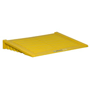 Justrite Ramp For 2 Drum And Larger Ecopolyblend Accumulation Center - Polyethylene - Yellow - 28650