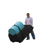 Justrite Ecopolyblend Spill Containment Indoor/Outdoor Caddy - 100% Recycled Polyethylene - Black - 28665