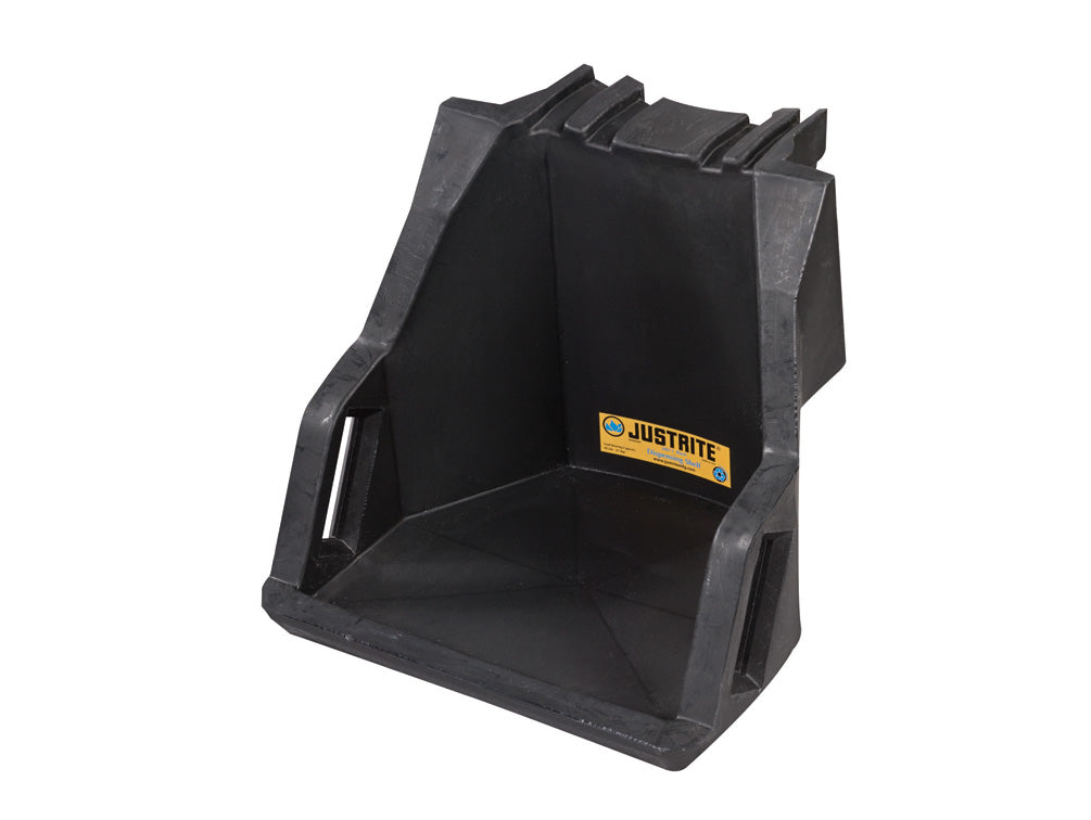 Justrite Ecopolyblend Drum Management Dispensing Shelf Mounts To Stack Module - 100% Recycled Poly - Black - 28671