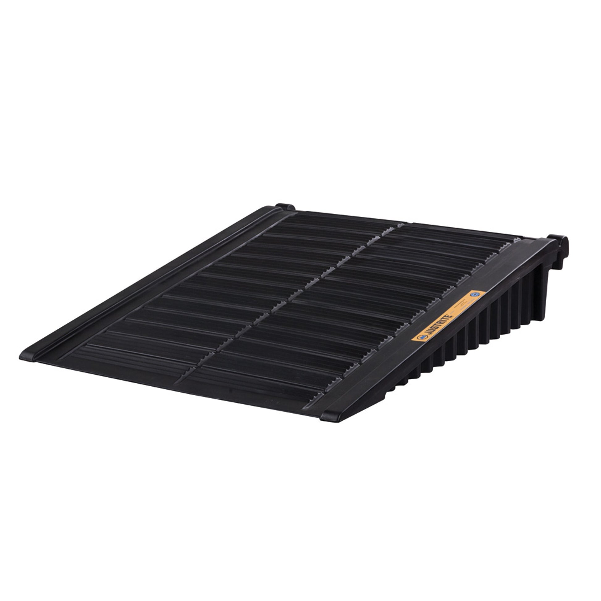 Justrite Ramp For 2 To 4-Drum Ecopolyblend Drumshed - 100% Recycled Polyethylene - Black - 28679