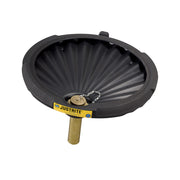 Justrite Ecopolyblend Funnel For Flammables With Drum Fill Vent And Flame Arrester - Recycled Content - Black - 28681
