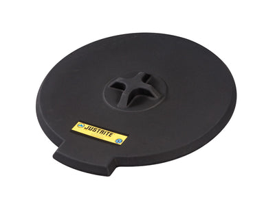 Justrite Ecopolyblend Cover For Funnel No. 28680 - 100% Recycled Content - Black - 28682
