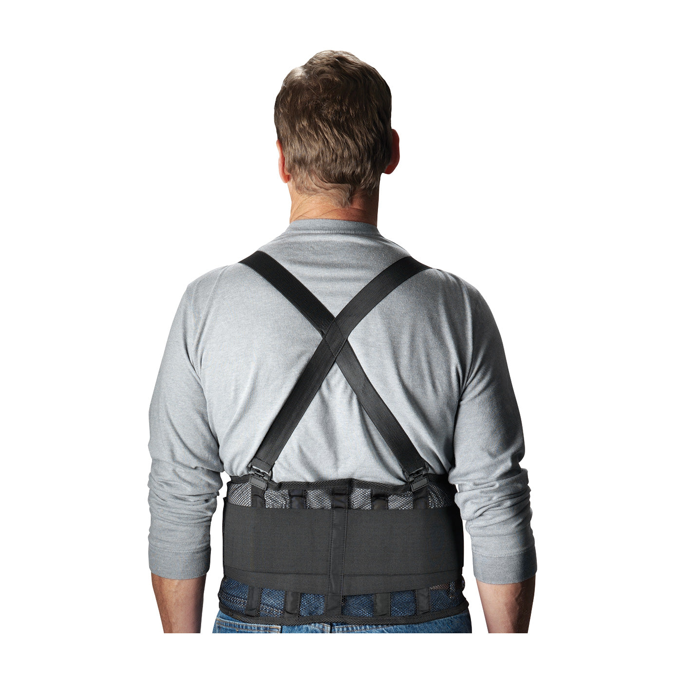 PIP Ergonomic Supports Black Mesh Back Support Belt - - 1/EA - 290-440