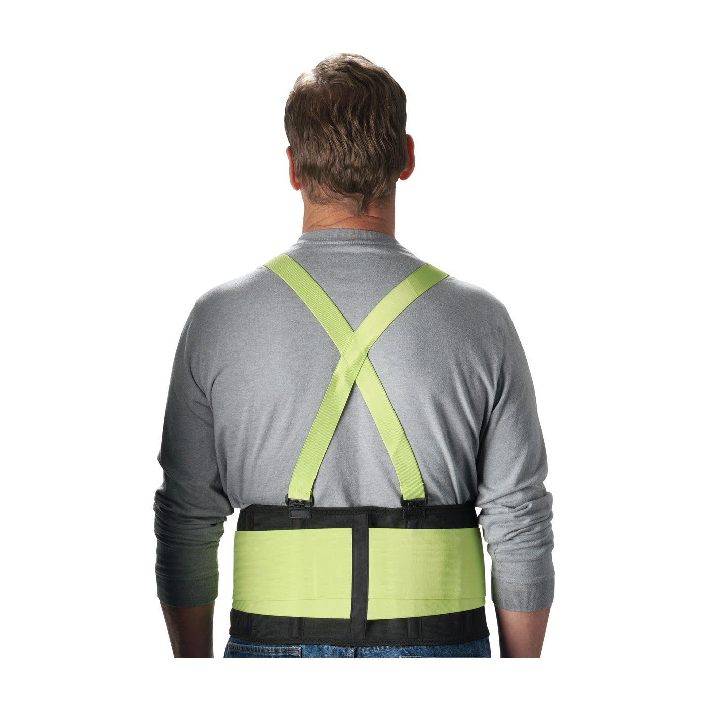 PIP Ergonomic Supports High Visibility Lime Yellow Back Support Belt - Hi-Vis - 1/EA - 290-550