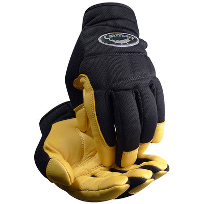 Caiman MAG Multi-Activity Glove w/Sheep Grain Leather Palm & Black Sp&ex Back - 6/PR - 2907