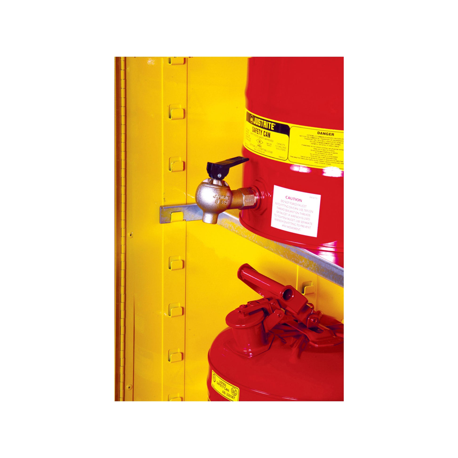 Justrite Spillslope Steel Dispensing Shelf For All 30/45-Gallon Safety Cabinets - 29943