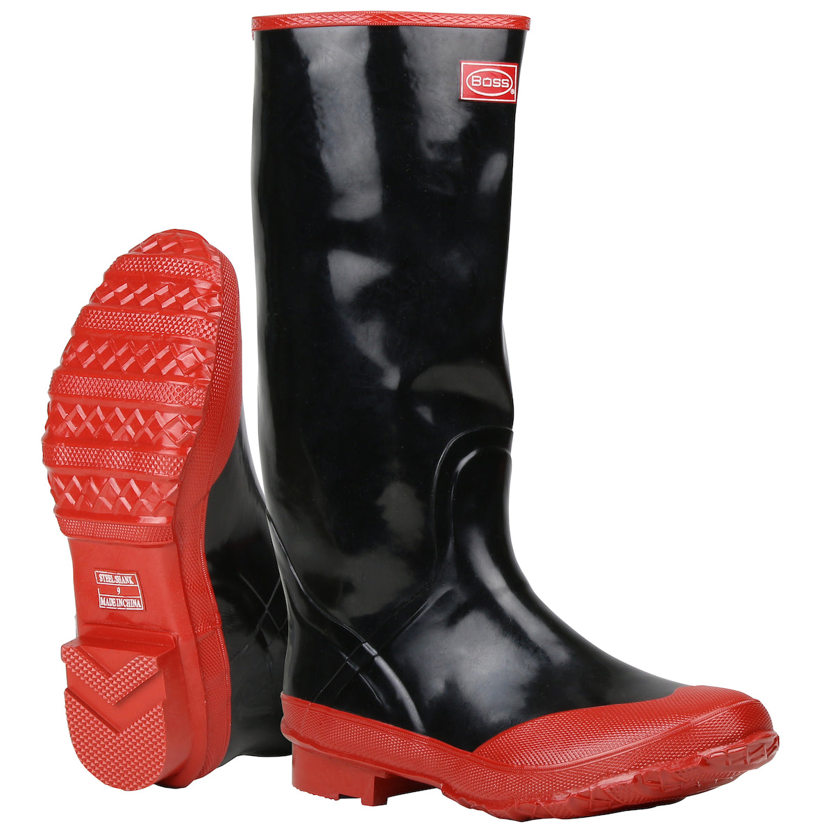 Boss Over-the-Sock Foot Rubber Knee Boot - Black - 1/PR - 2KP5221