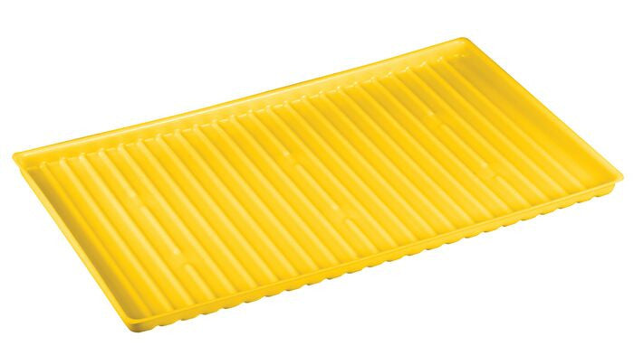 Justrite Poly Tray For Shelf #29939/29949 Or 22-Gal. Undercounter Or 23-Gal. Under Fume Hood Safety Cabinet - 29052