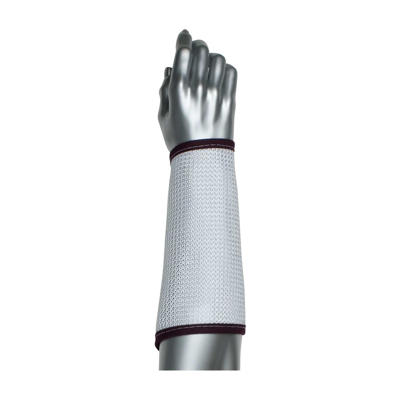 Kut Gard Cut Resistant Sleeve 2-Ply Nylon Cane Mesh - 9" - White - 12/PR - 30-6795W